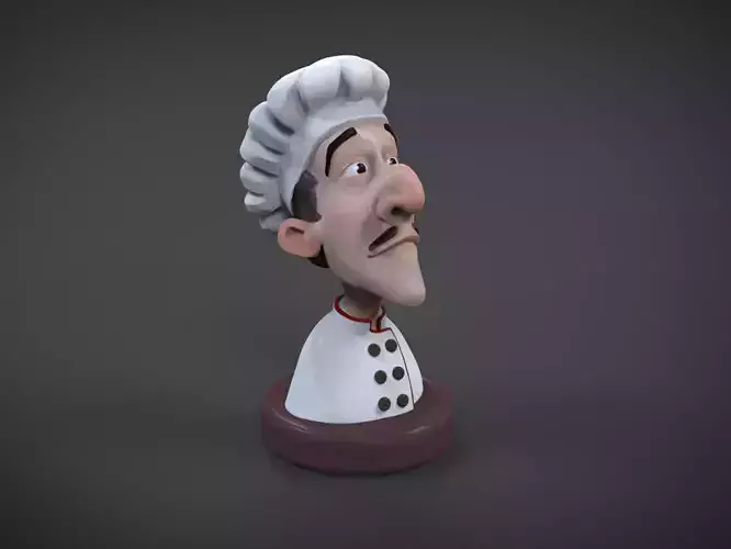Cook 3d printable figure 3D print model