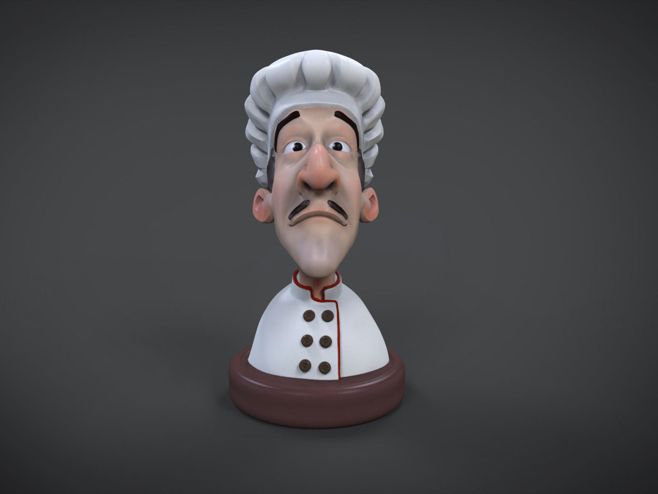 Cook 3d printable figure 3D print model_2