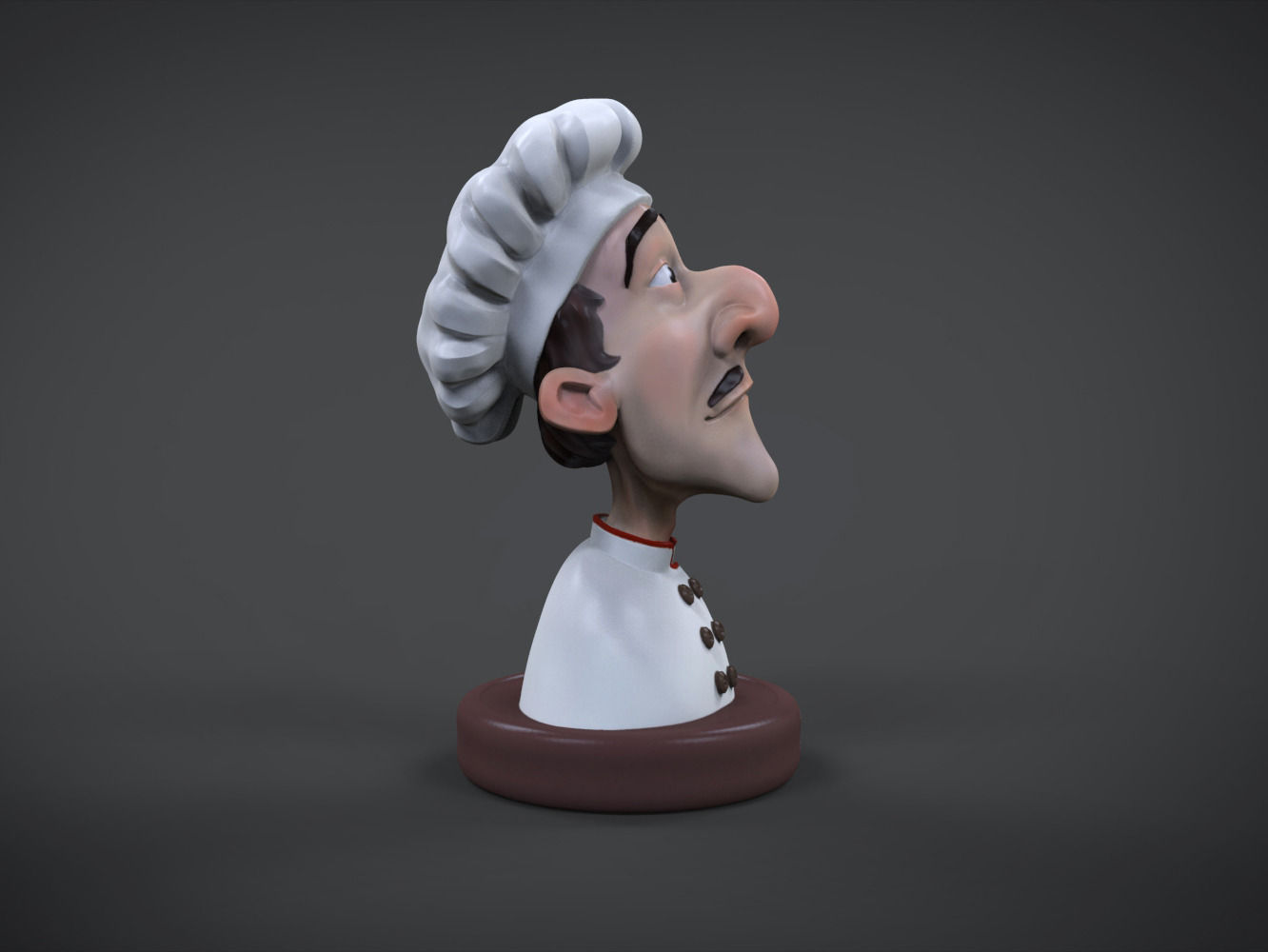 Cook 3d printable figure 3D print model_1