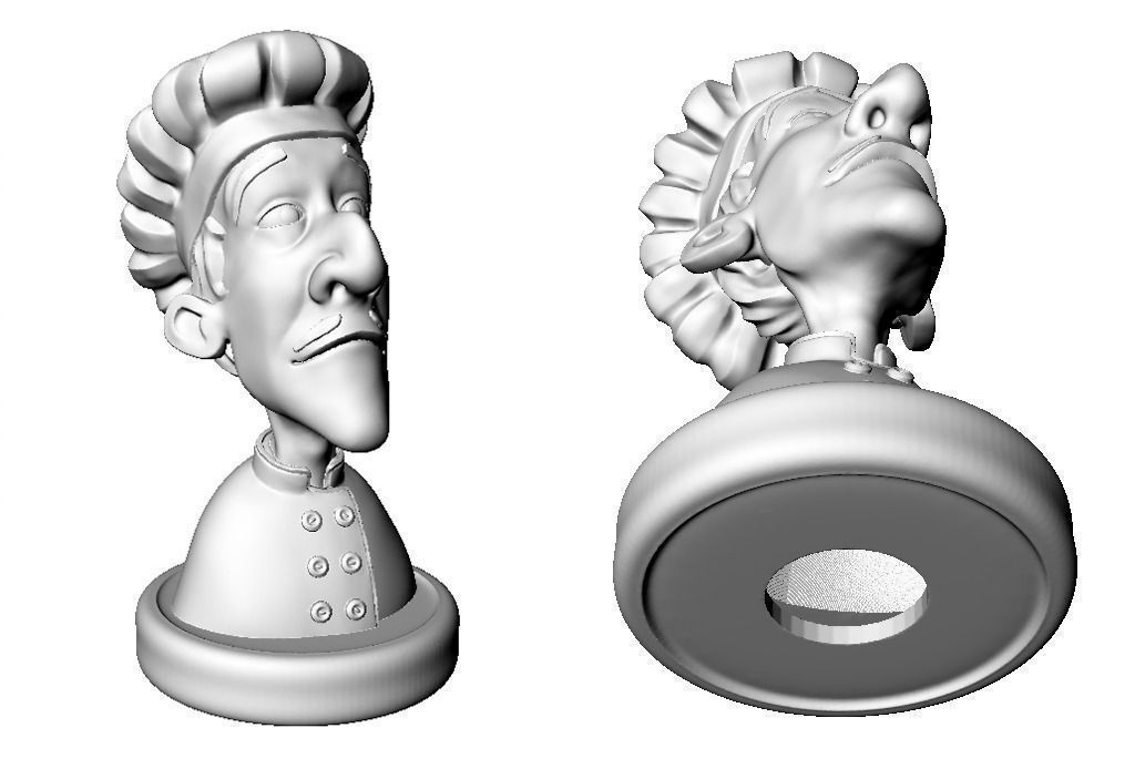 Cook 3d printable figure 3D print model_3