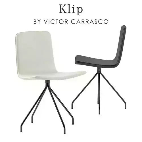 Klip chair Low-poly 3D model