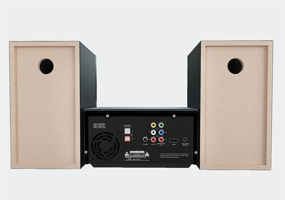 Samsung MM-E460D Dab micro Hifi system Free 3D model_1