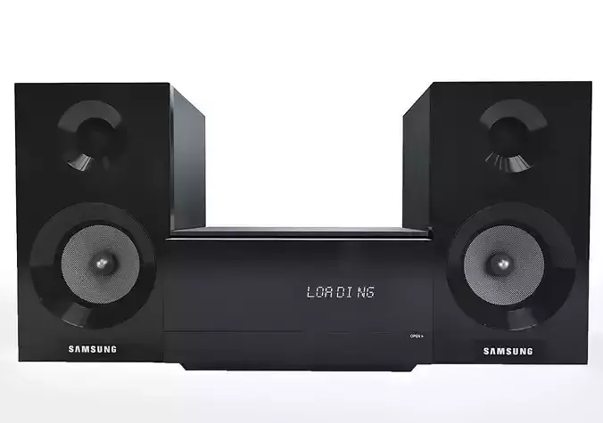 Samsung MM-E460D Dab micro Hifi system Free 3D model
