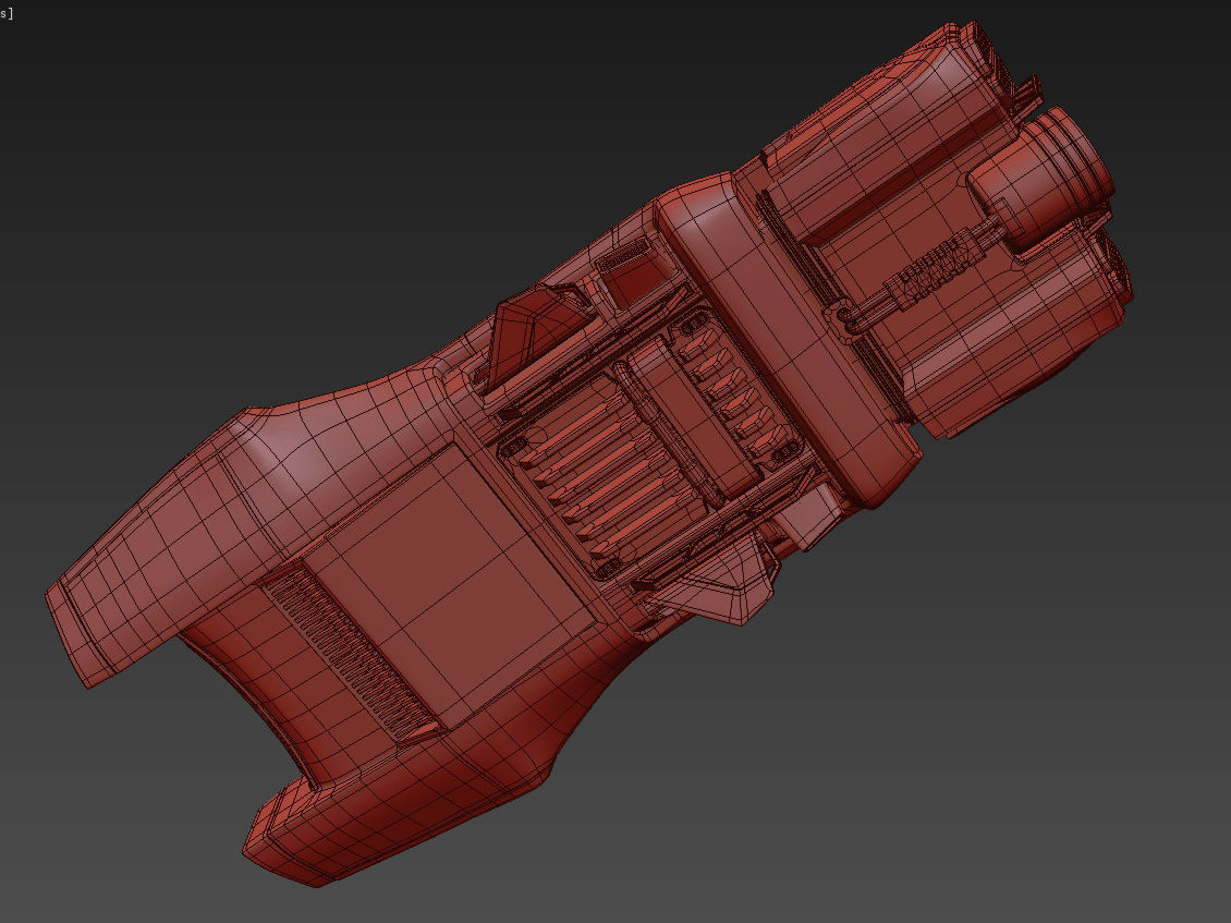 Flying racing car 3D model_13