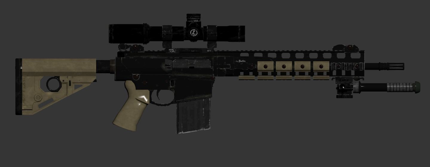 Larue PredatOBR  3D model_2