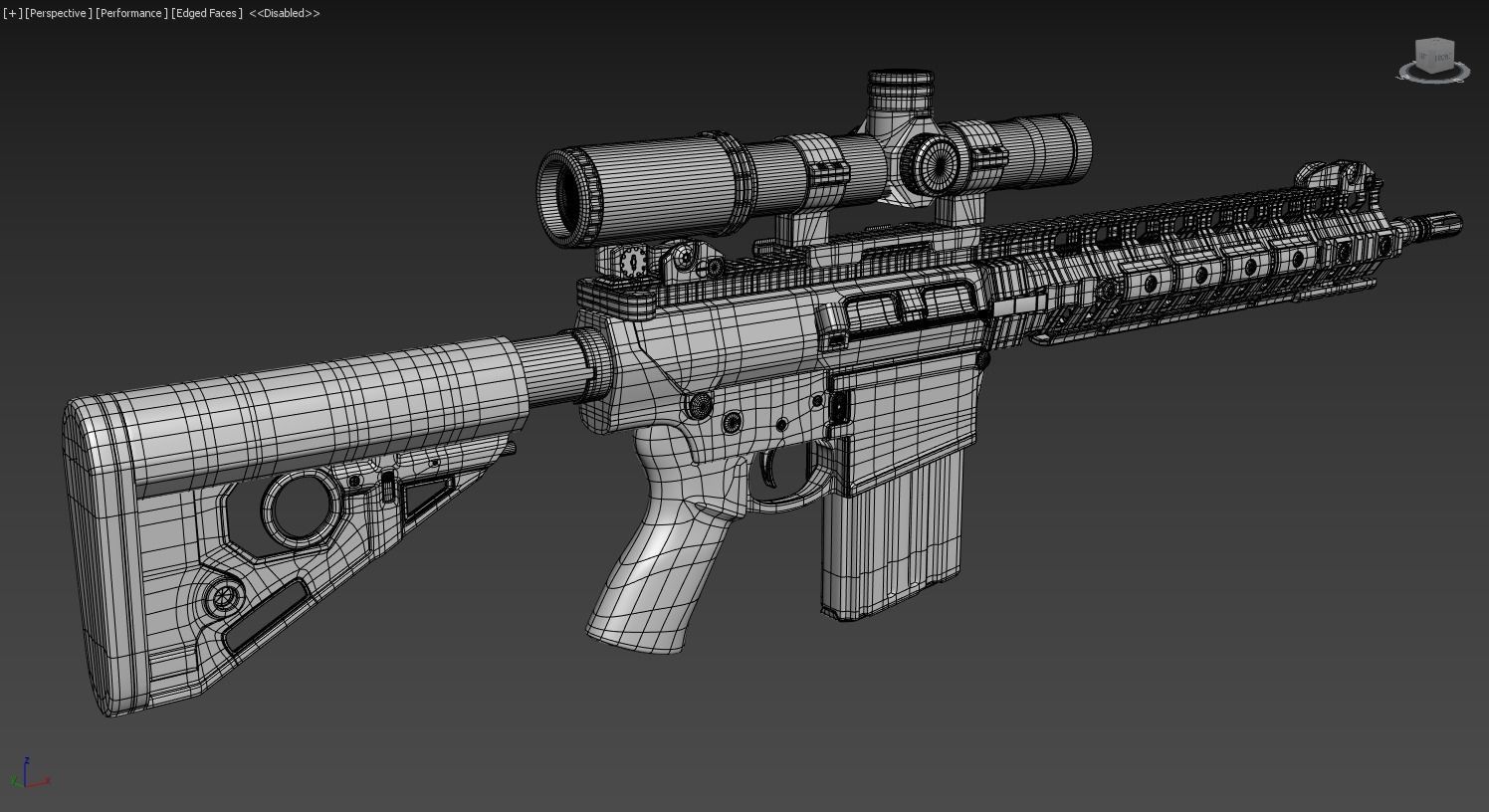 Larue PredatOBR  3D model_6