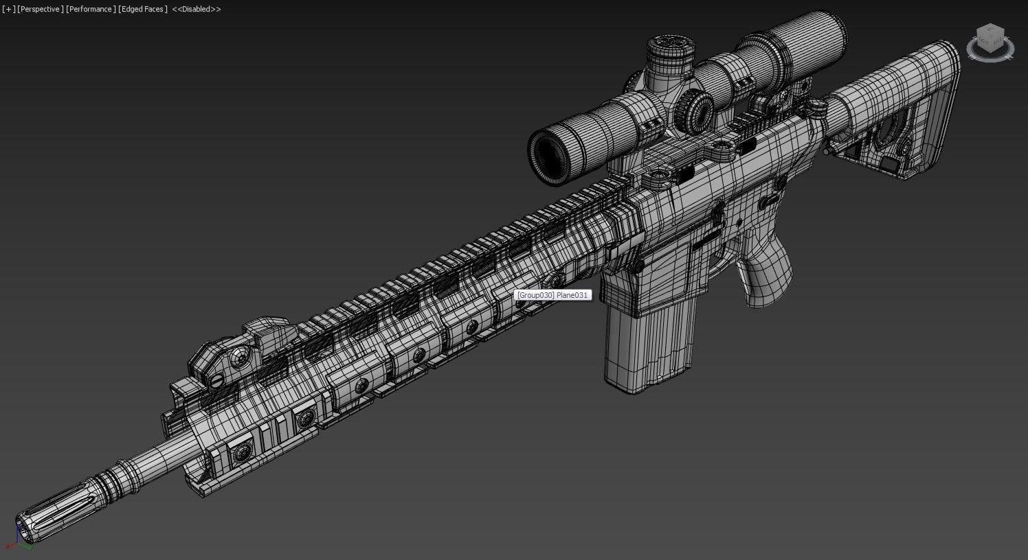 Larue PredatOBR  3D model_8