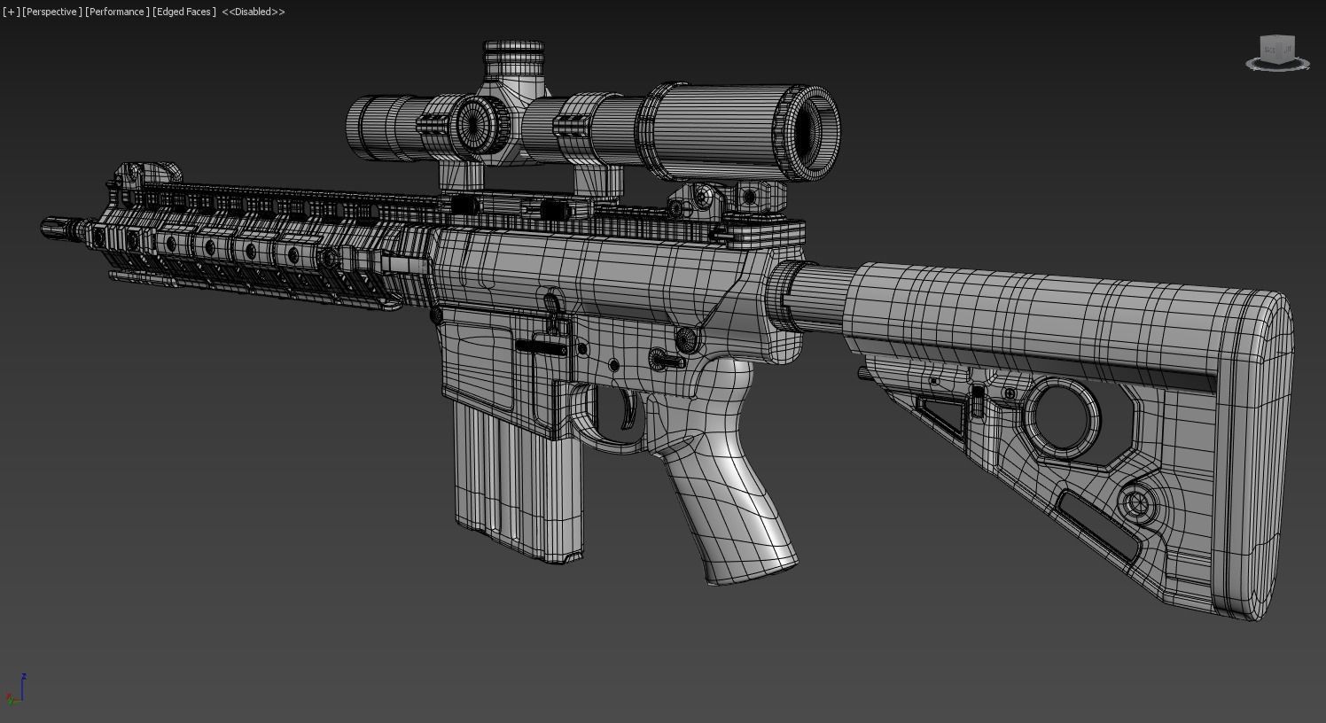 Larue PredatOBR  3D model_7