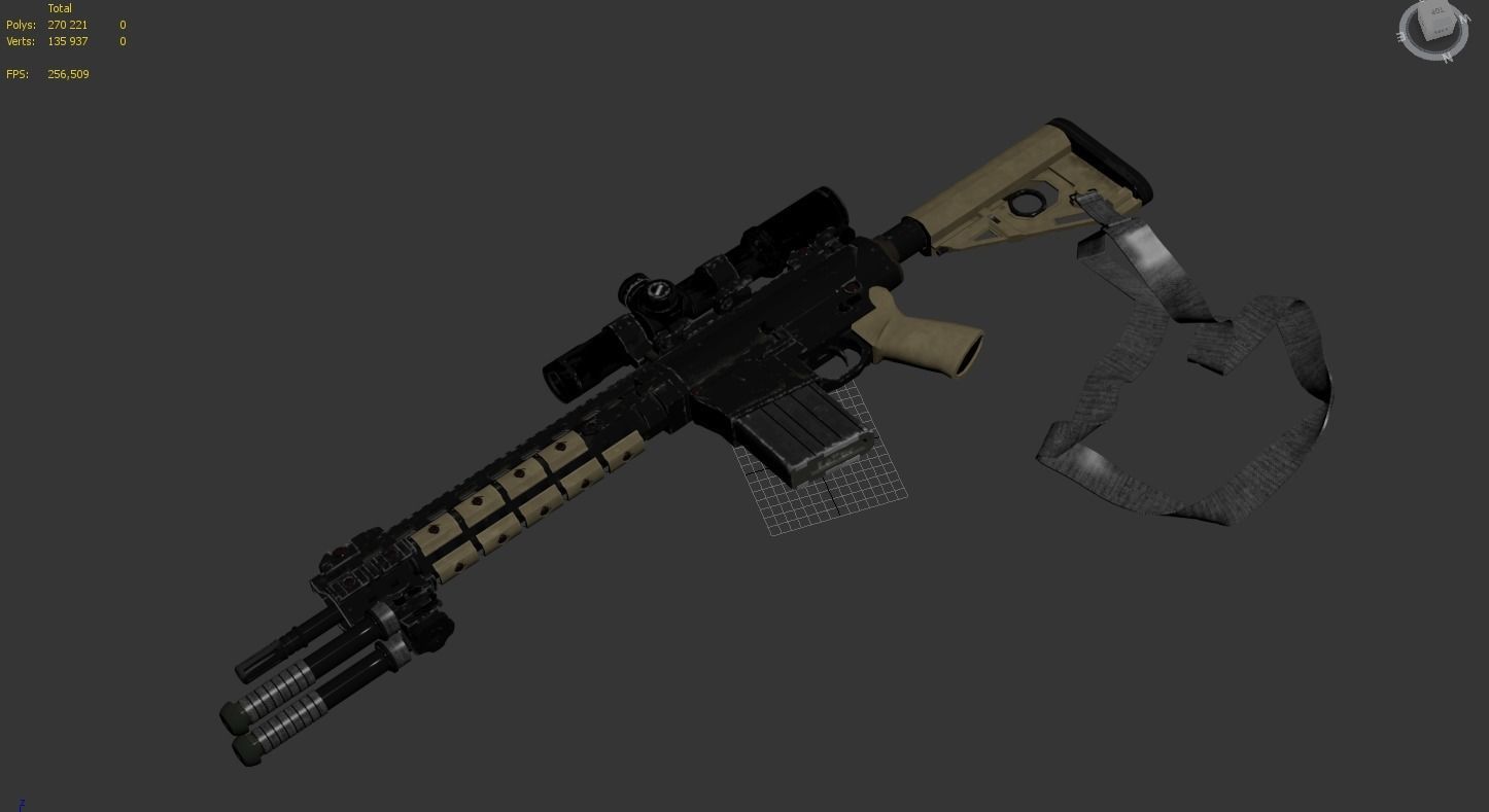 Larue PredatOBR  3D model_10