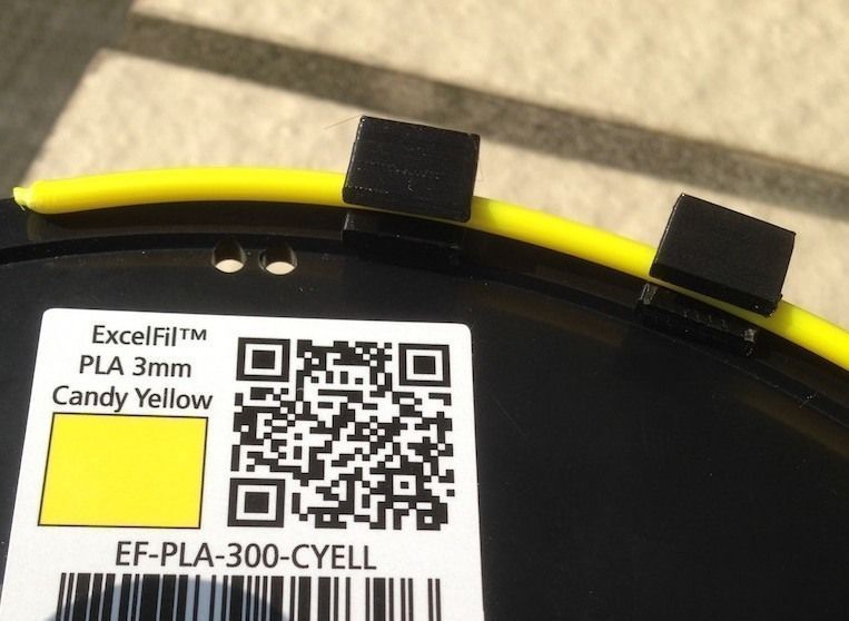 ExcelFil Filament Spool Clip 1 75mm 3mm Free 3D print model_1