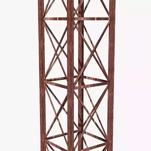 Metal Rusty Industrial Column