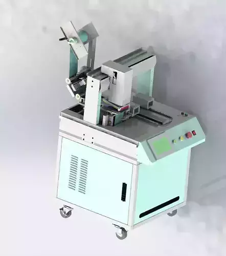 Double location labeling machine