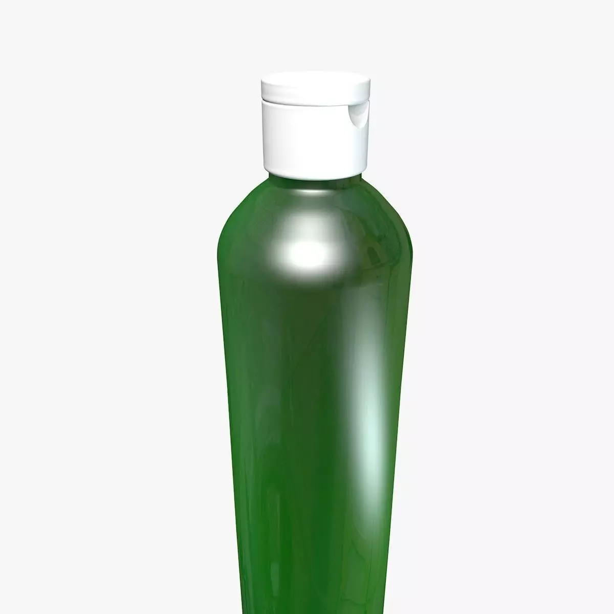 Decorative Green Glass Bottle 3D model