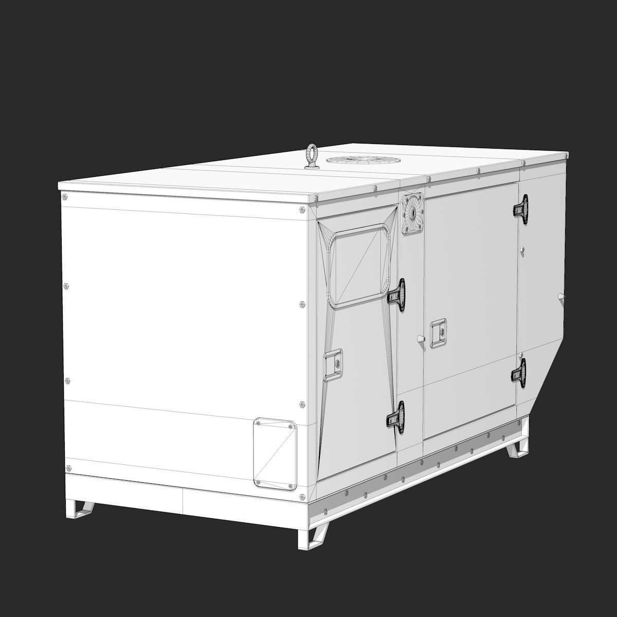 Industrial Generator 3D model_8