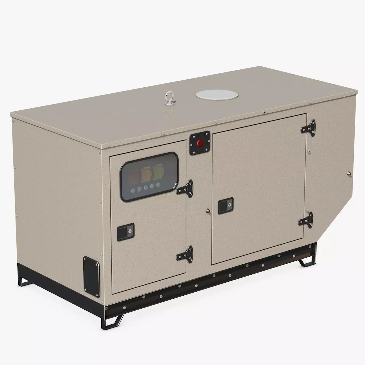 Industrial Generator 3D model_0