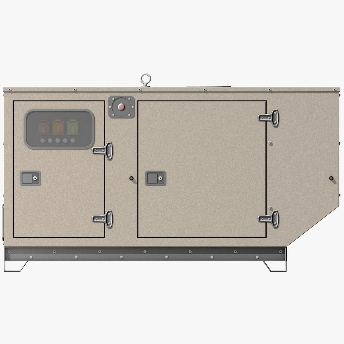 Industrial Generator 3D model_2