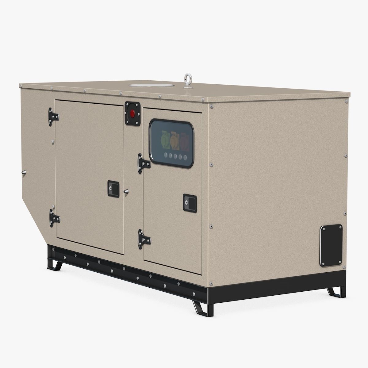 Industrial Generator 3D model_3