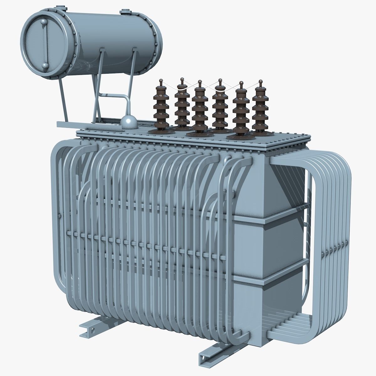 Electrical Distribution Transformer 3D model_3