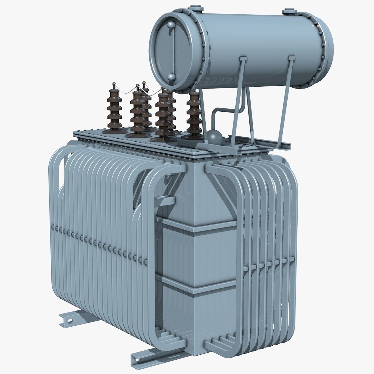 Electrical Distribution Transformer 3D model_2
