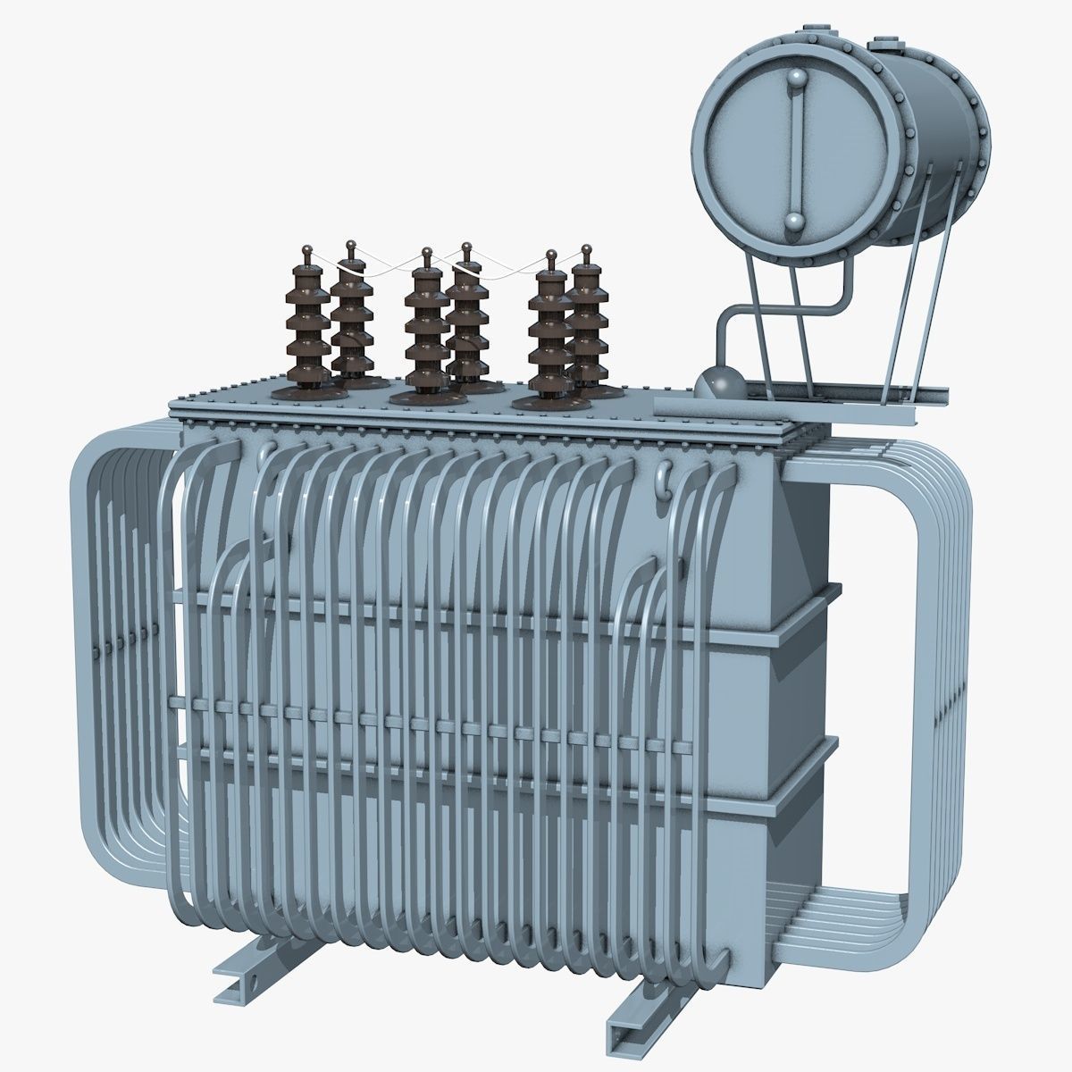 Electrical Distribution Transformer 3D model_4
