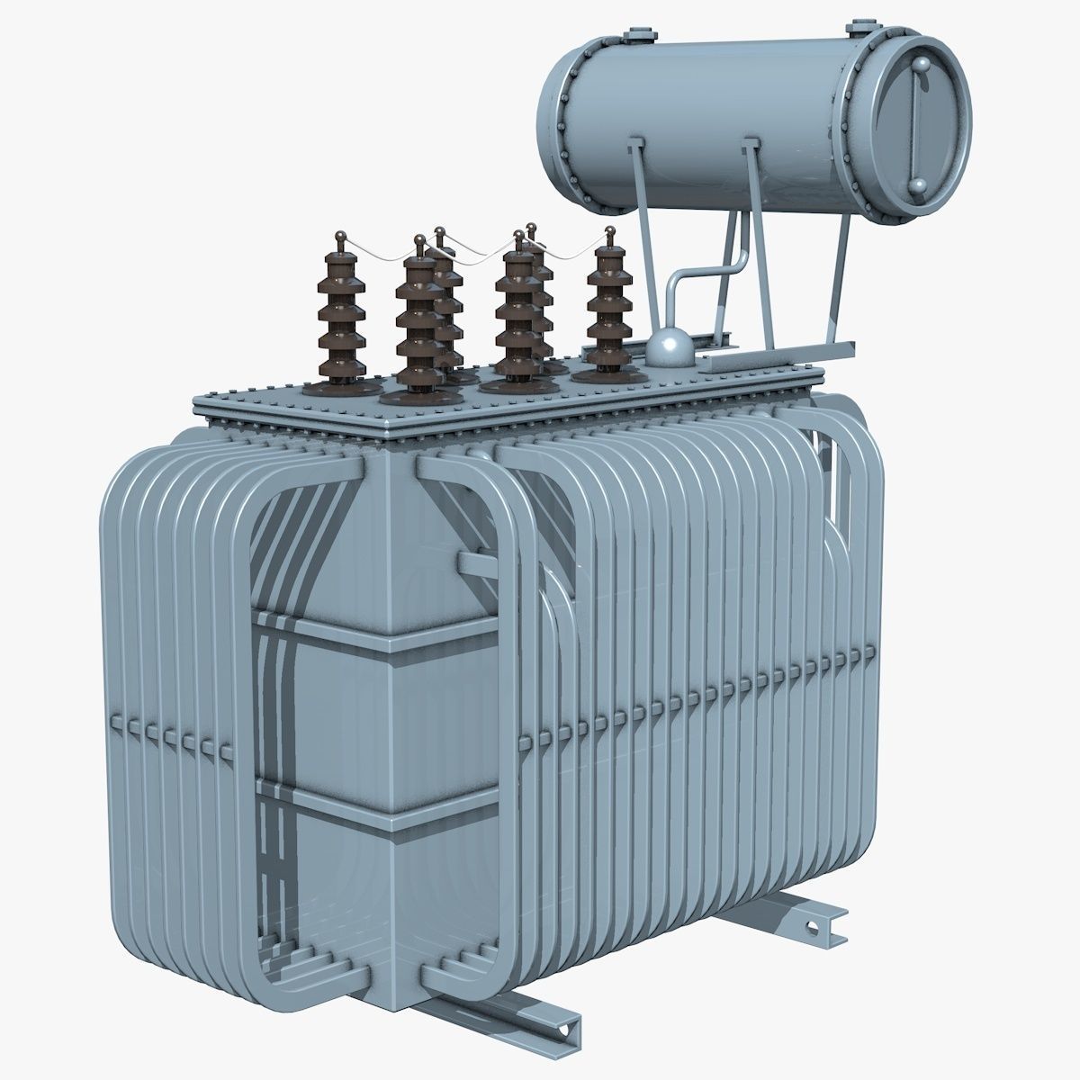 Electrical Distribution Transformer 3D model_1