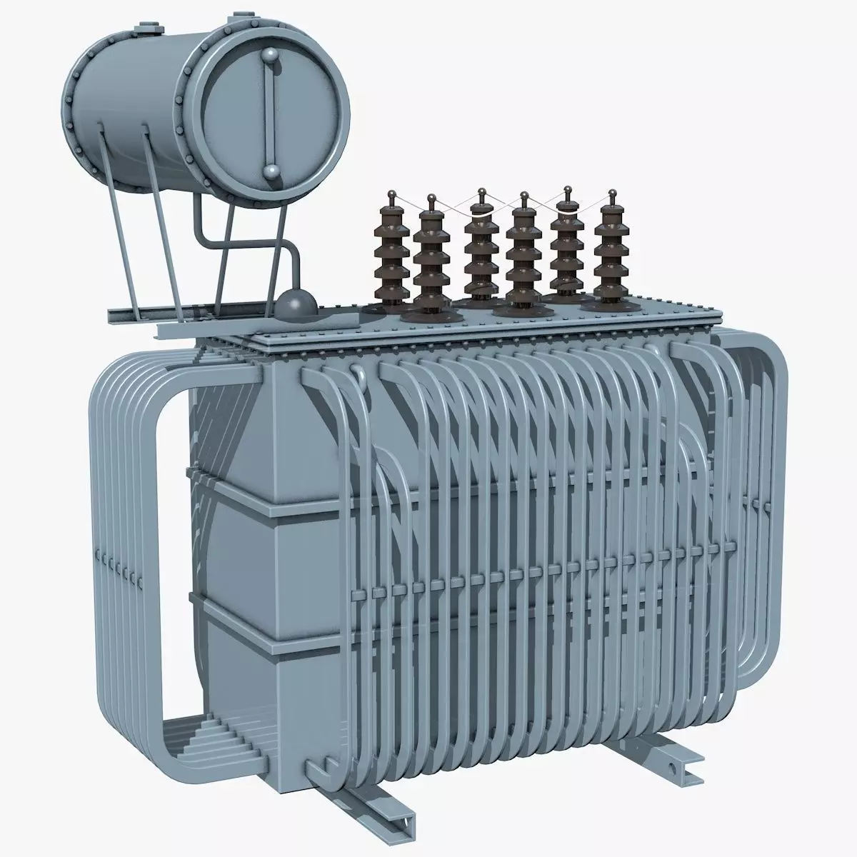 Electrical Distribution Transformer 3D model_0