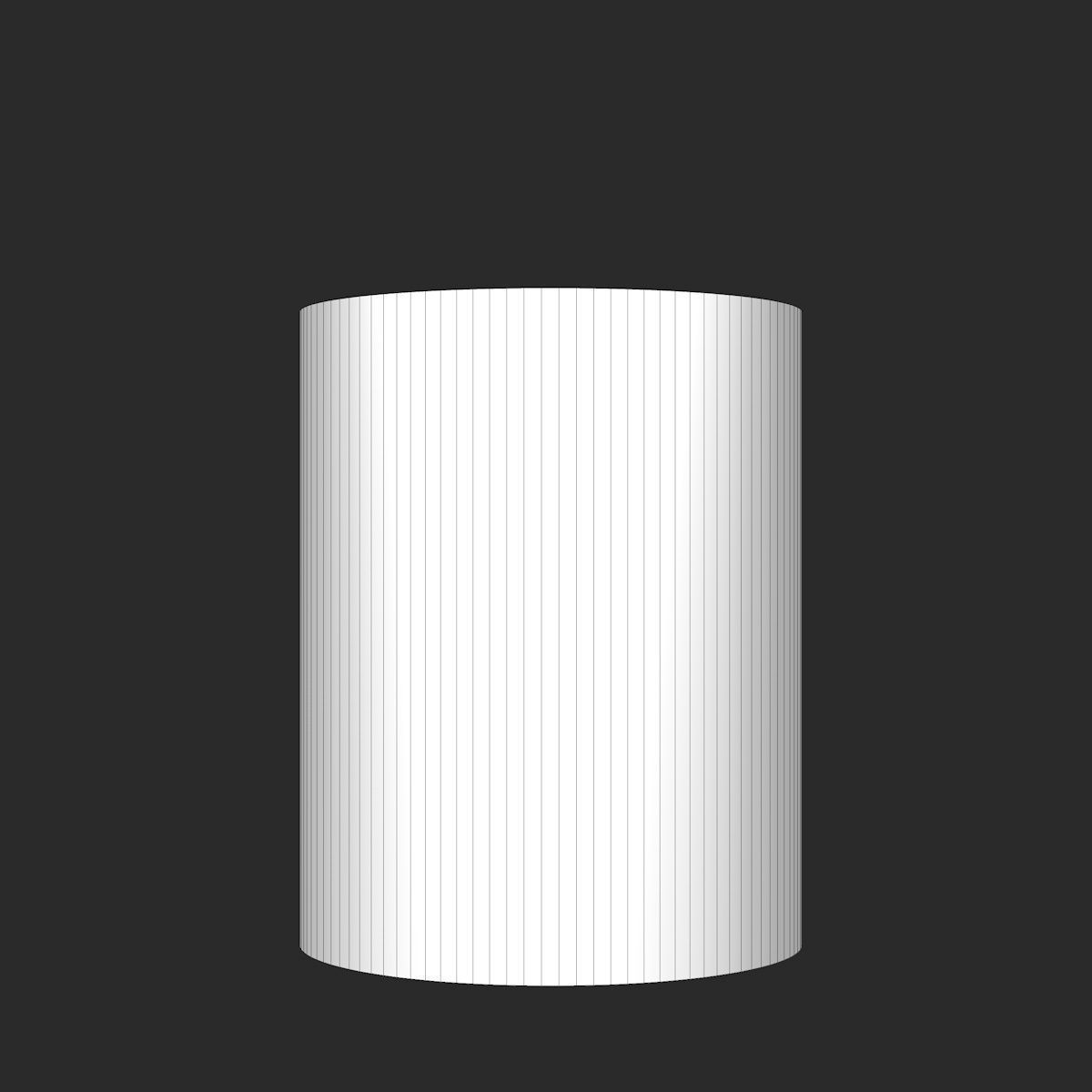 White Bottle with Label 3D model_8