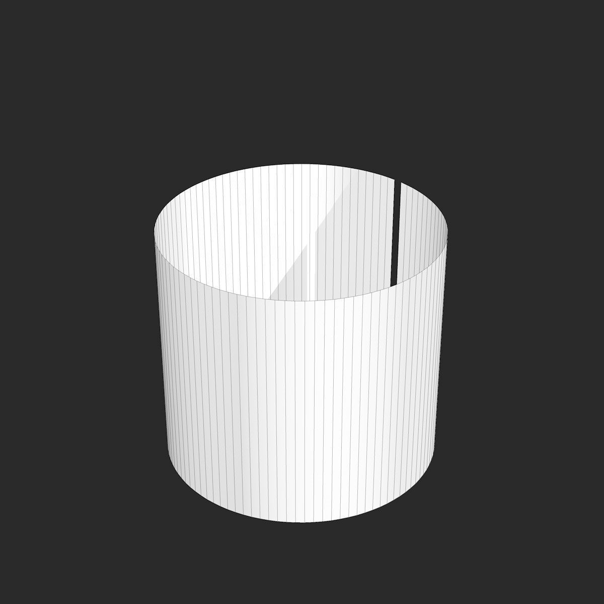 White Spray Bottle with Label 3D model_8