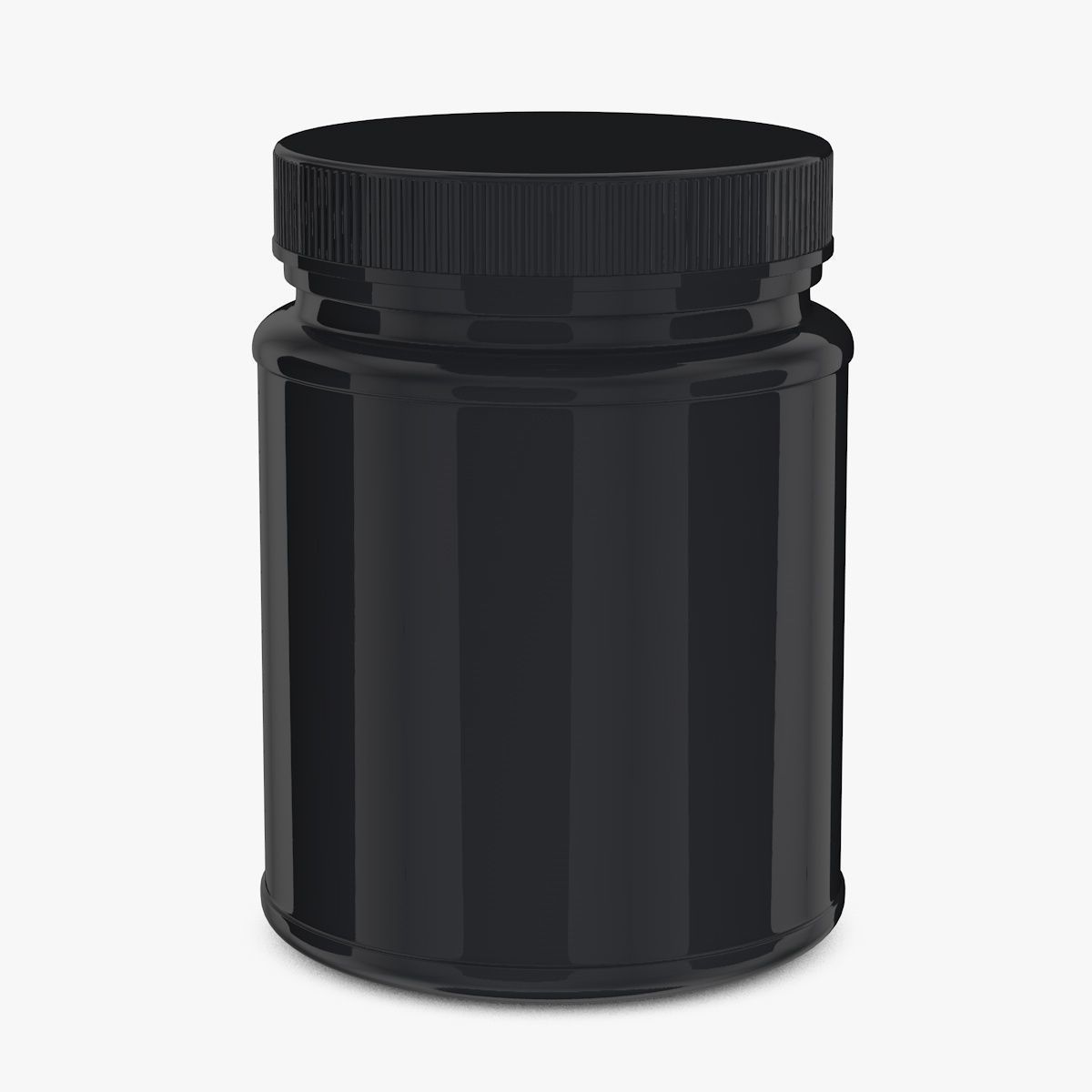 Creatine Powder Plastic Bottle 3D model_5