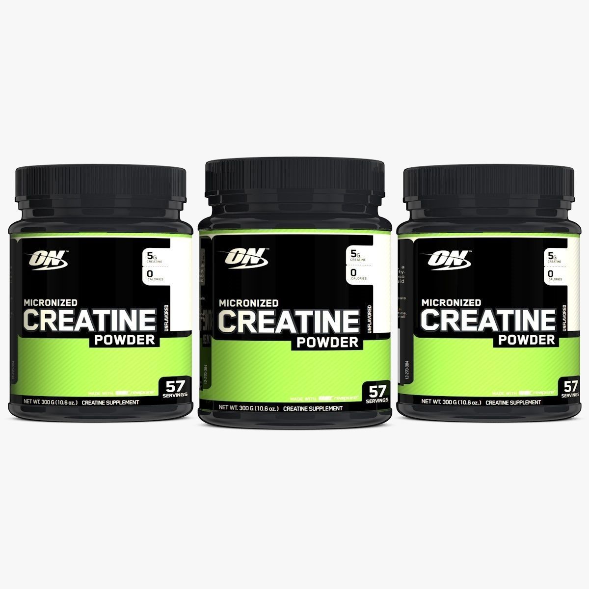 Creatine Powder Plastic Bottle 3D model_6