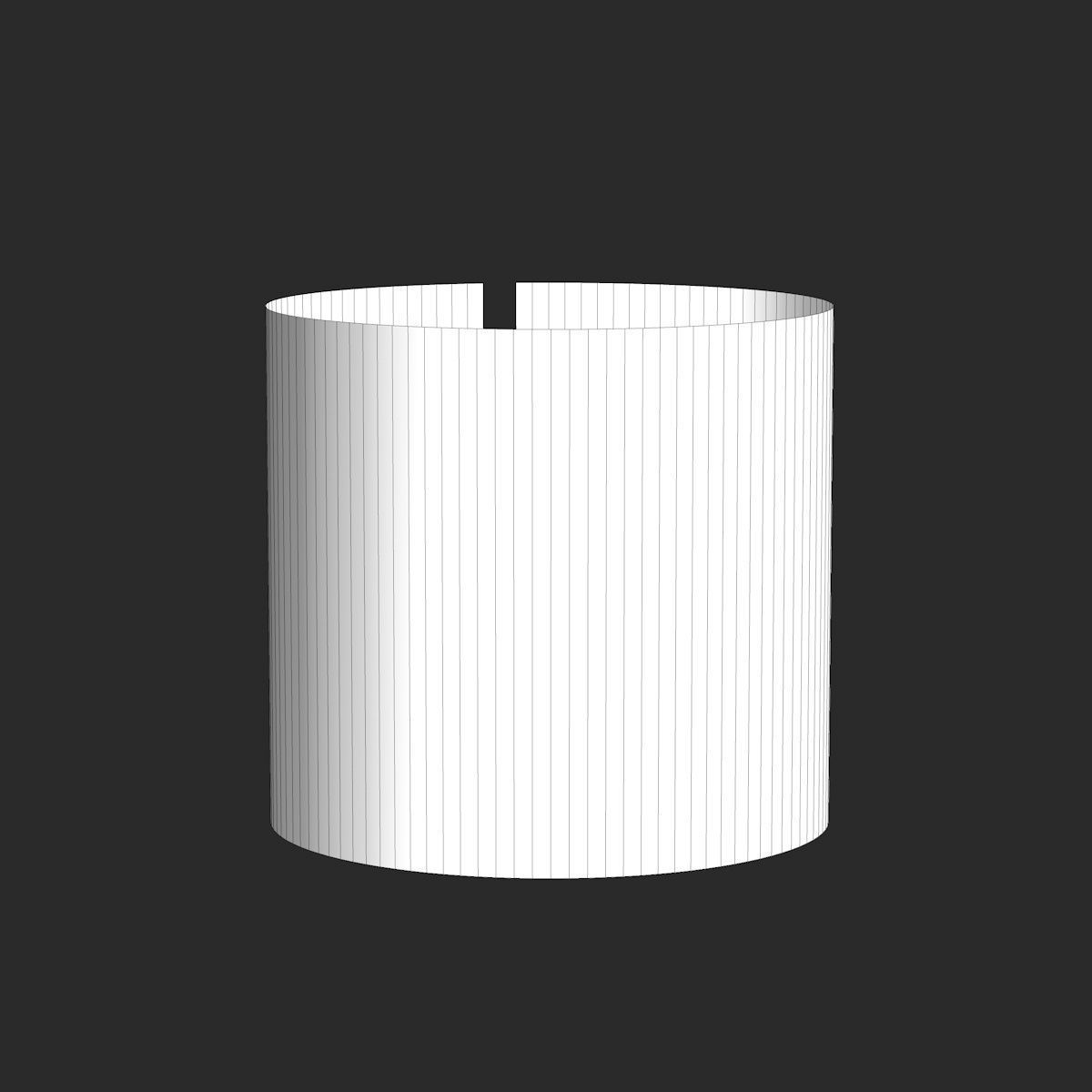 Creatine Powder Plastic Bottle 3D model_13