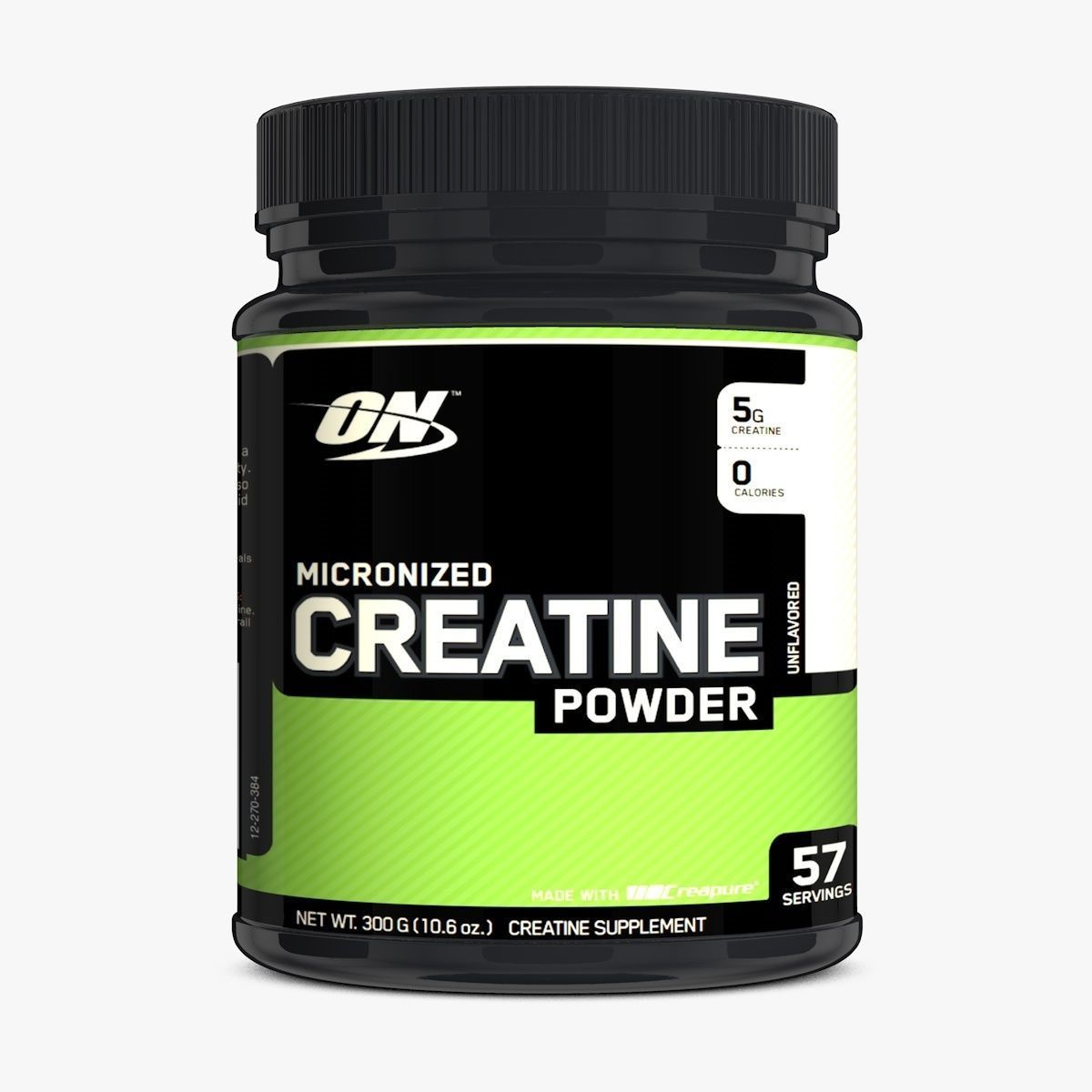 Creatine Powder Plastic Bottle 3D model_10