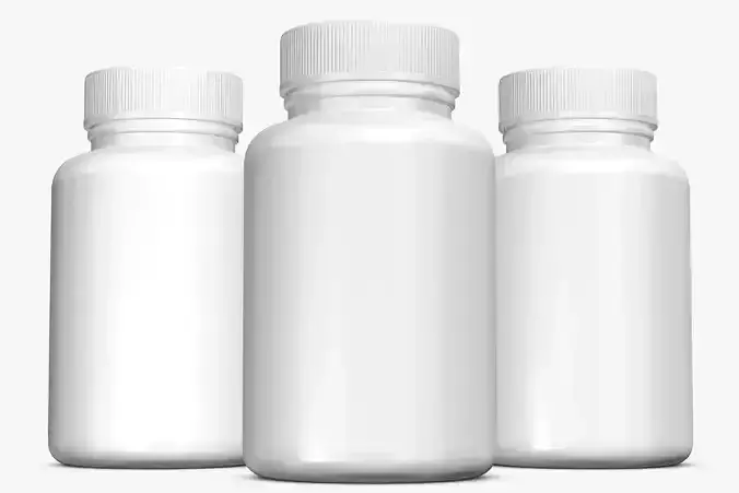 White Medicine Bottle