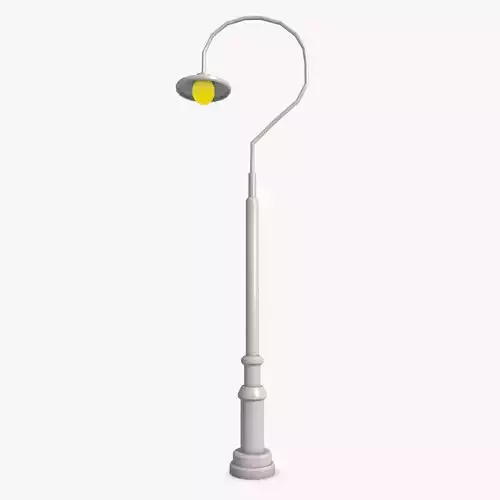 Street Lamp Low Poly 3D model