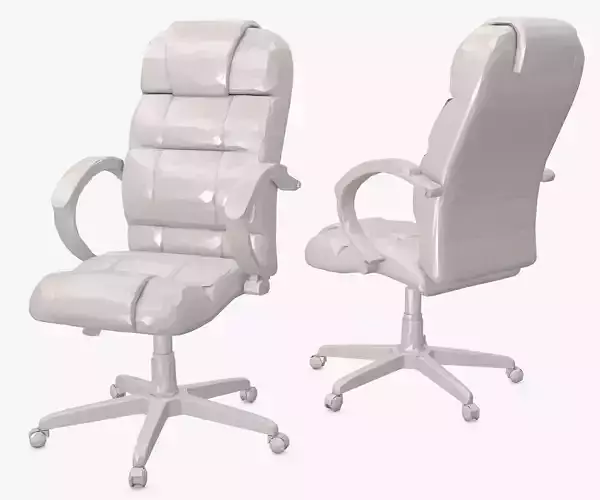 Office Chair Low Poly