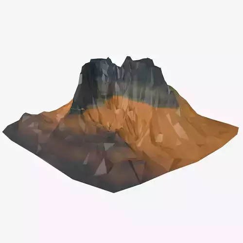 Mountain Landscape Low Poly