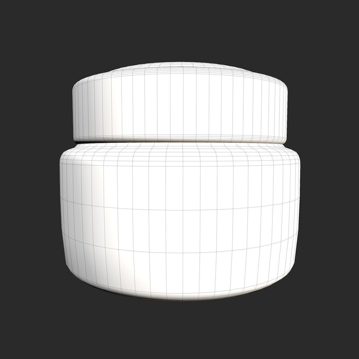 Cosmetics Cream Jar  3D model_6