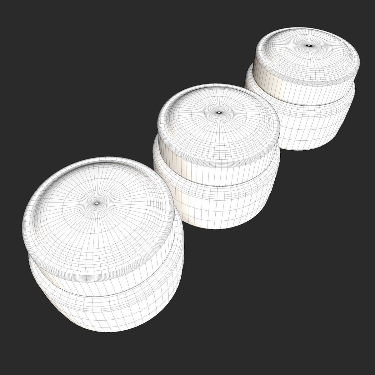 Cosmetics Cream Jar  3D model_7