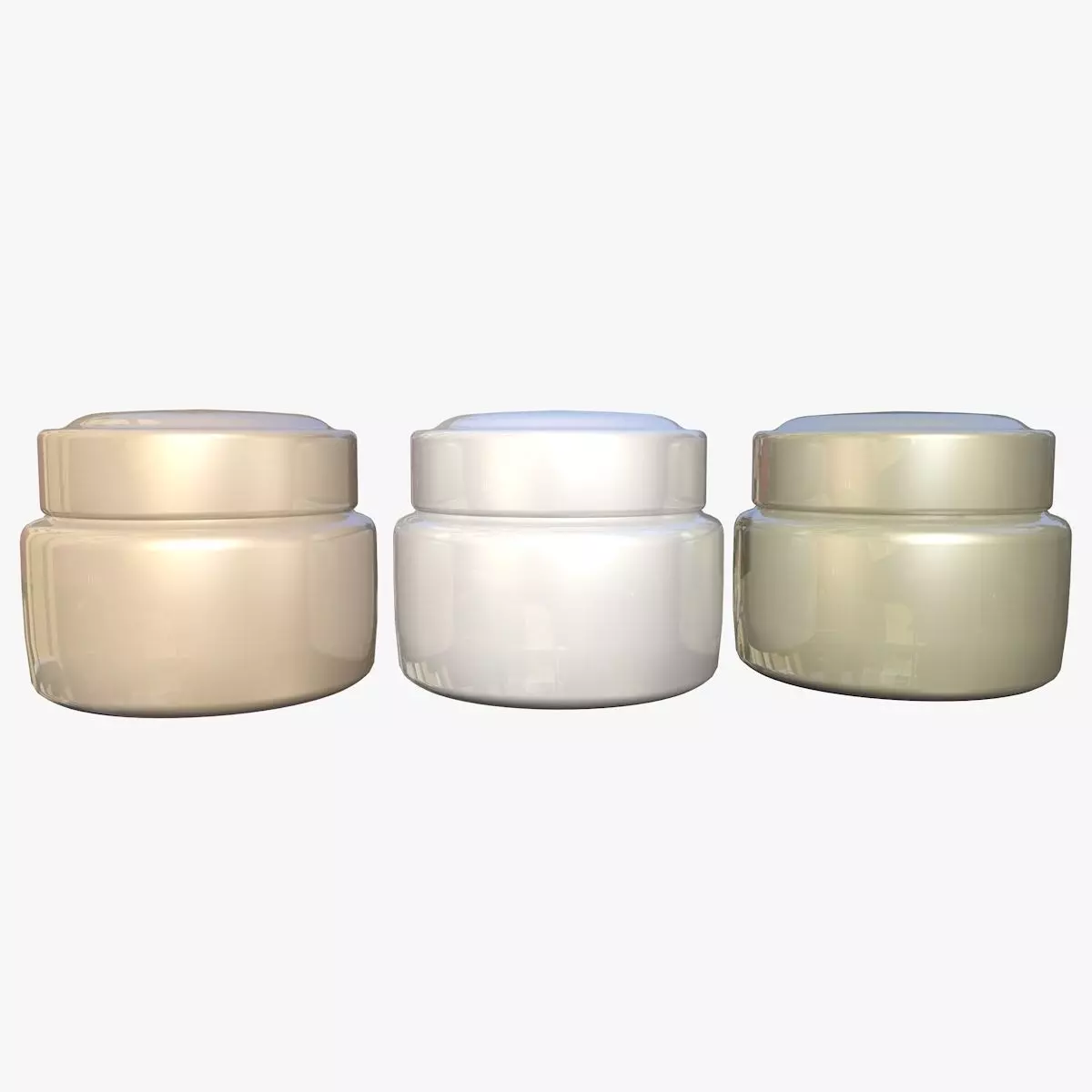 Cosmetics Cream Jar  3D model_0