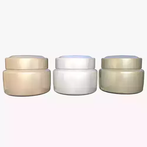 Cosmetics Cream Jar  3D model