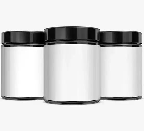 Jar with Label and Cover