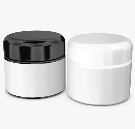 Jar with Label and Cover