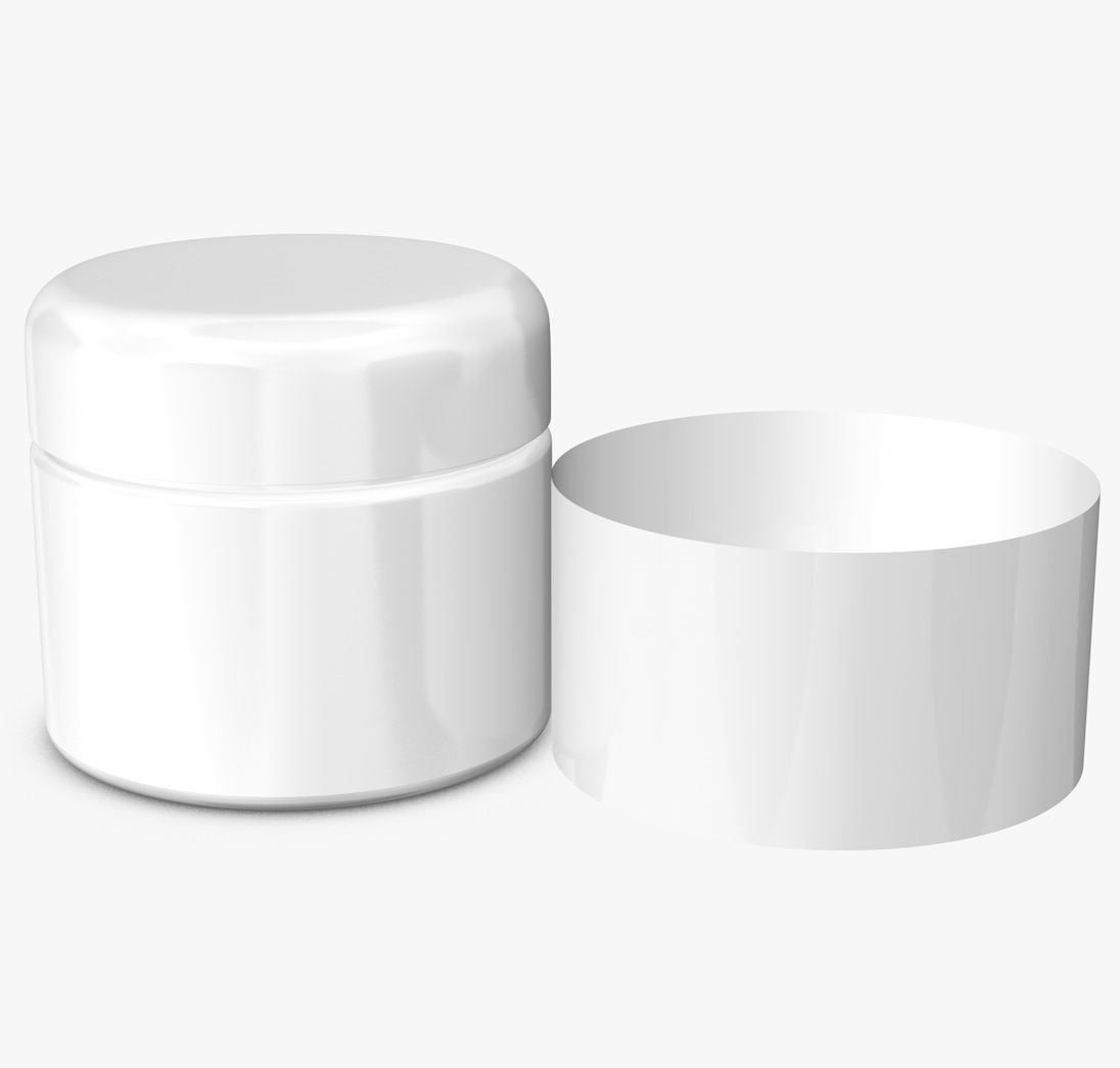 Jar with Label and Cover 3D model_7