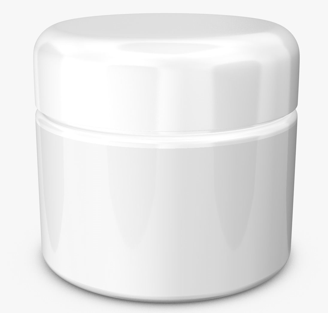 Jar with Label and Cover 3D model_4