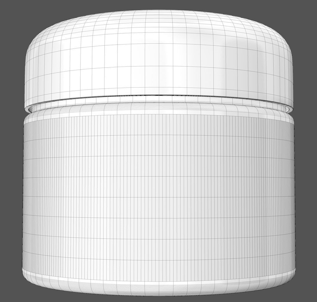 Jar with Label and Cover 3D model_11