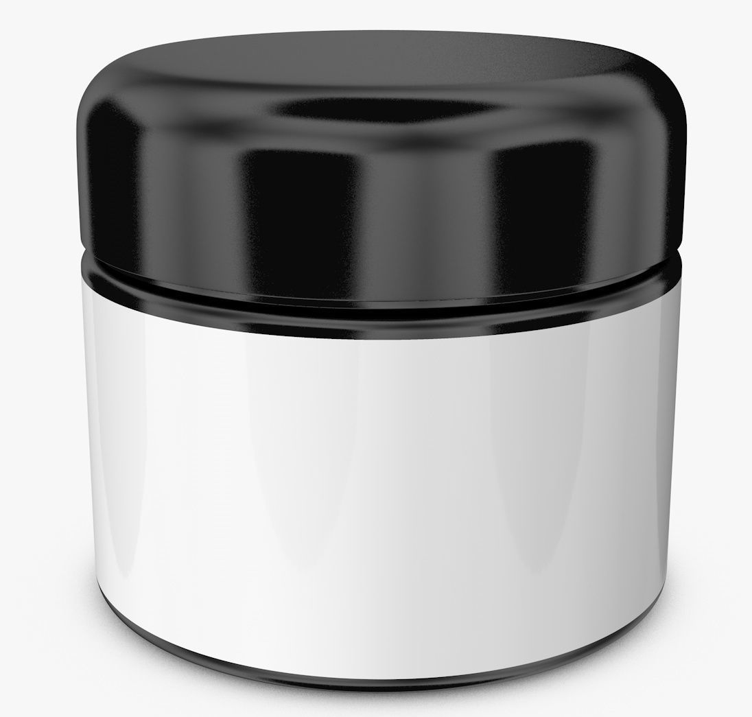 Jar with Label and Cover 3D model_9