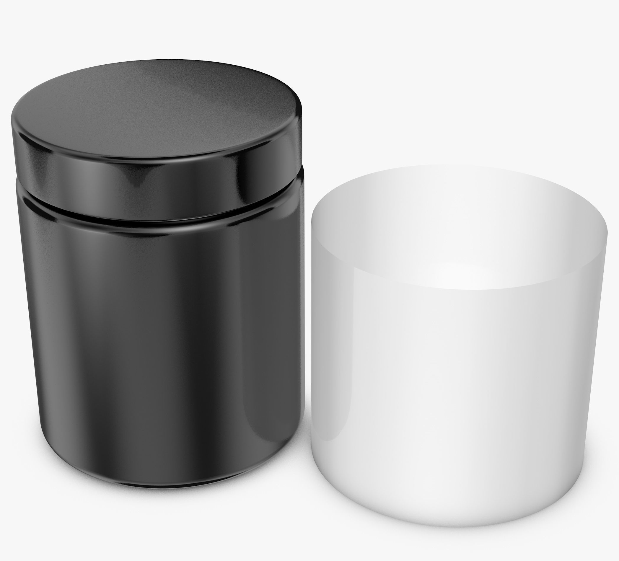 Jar with Label and Cover 3D model_10
