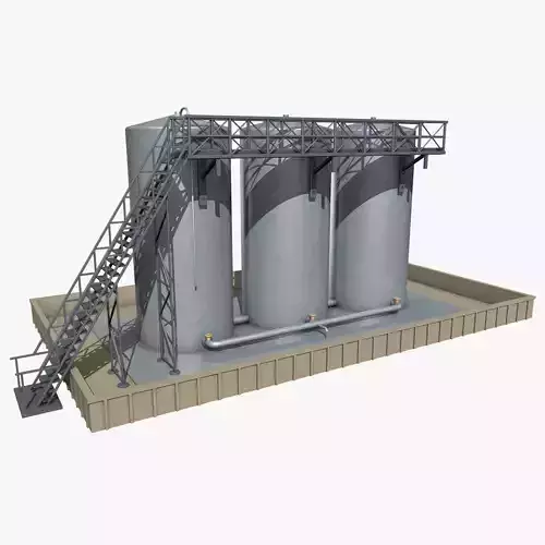 Industrial Storage Equipment Model 3D model