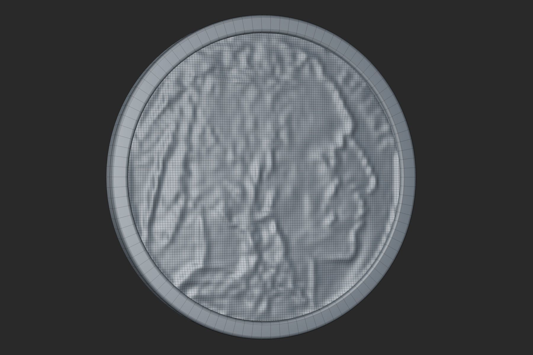 Gold Buffalo 50 Dollar Coin 3D model_9