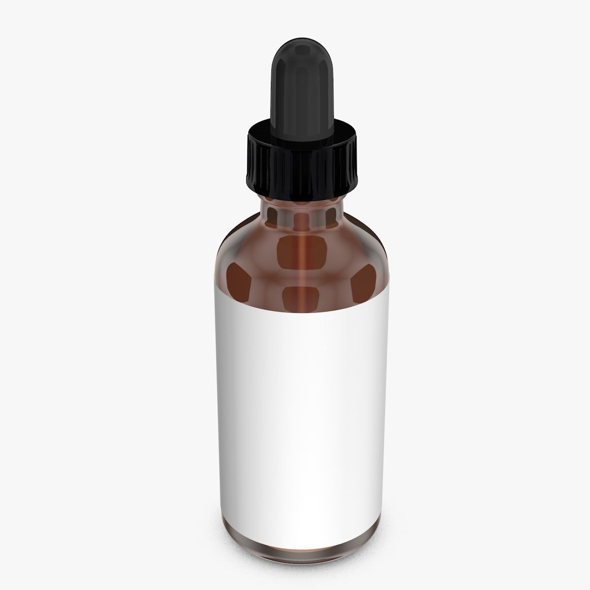 Red Glass Eye Dropper 3D model_2